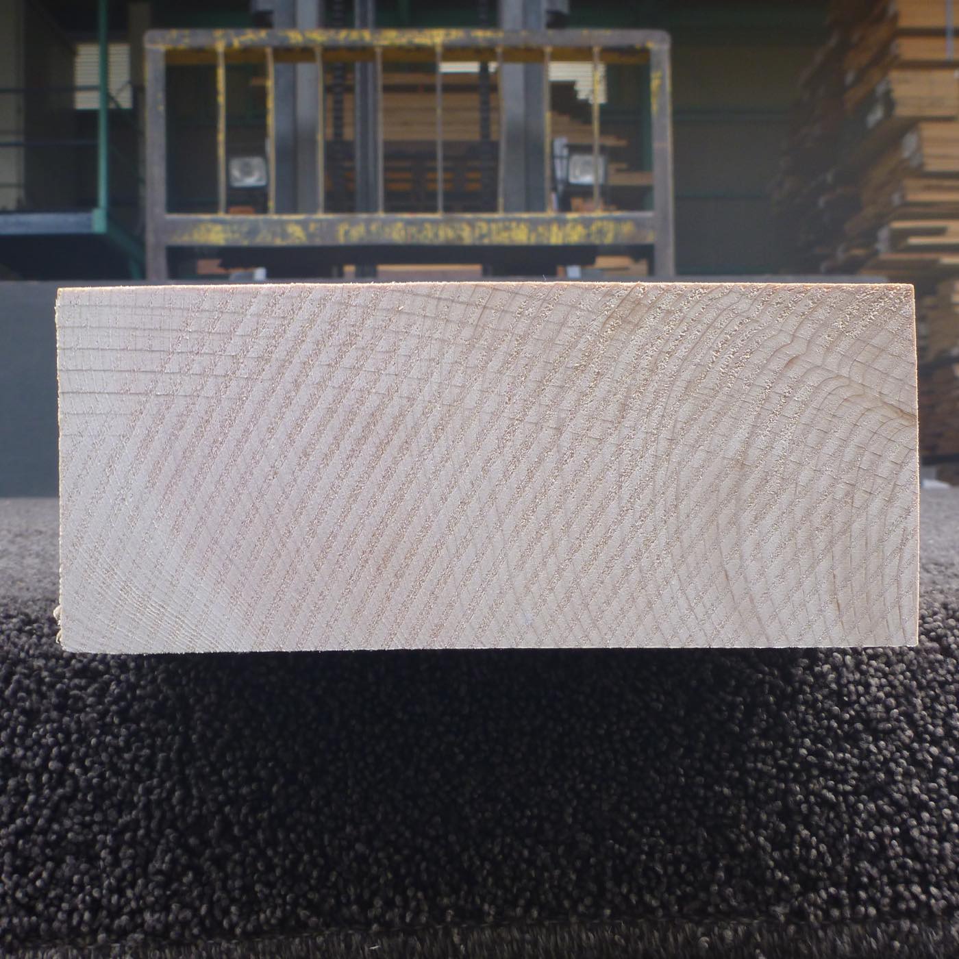 彫刻材 天然木曽檜 柾目盤 ラフ材 L600×T73×W174mm 2B073174 Bグレード 定番商品