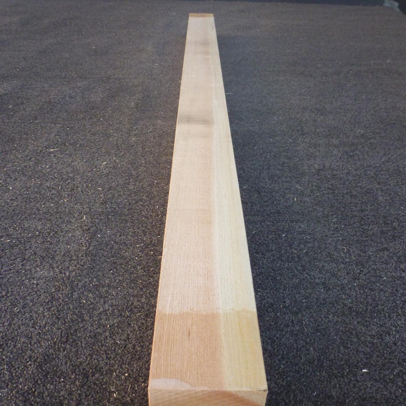 彫刻材 天然木曽檜 柾目盤 ラフ材 L1300×T75×W75mm 1300075075 Aグレード