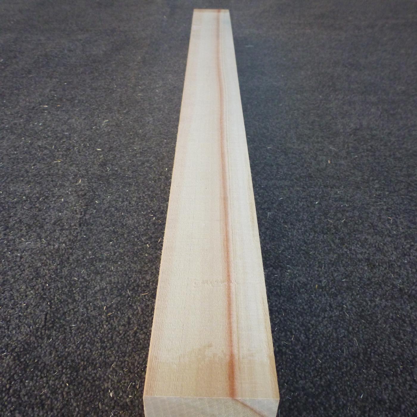 彫刻材 天然木曽檜 柾目盤 ラフ材 L770×T65×W65mm 770065065 Bグレード