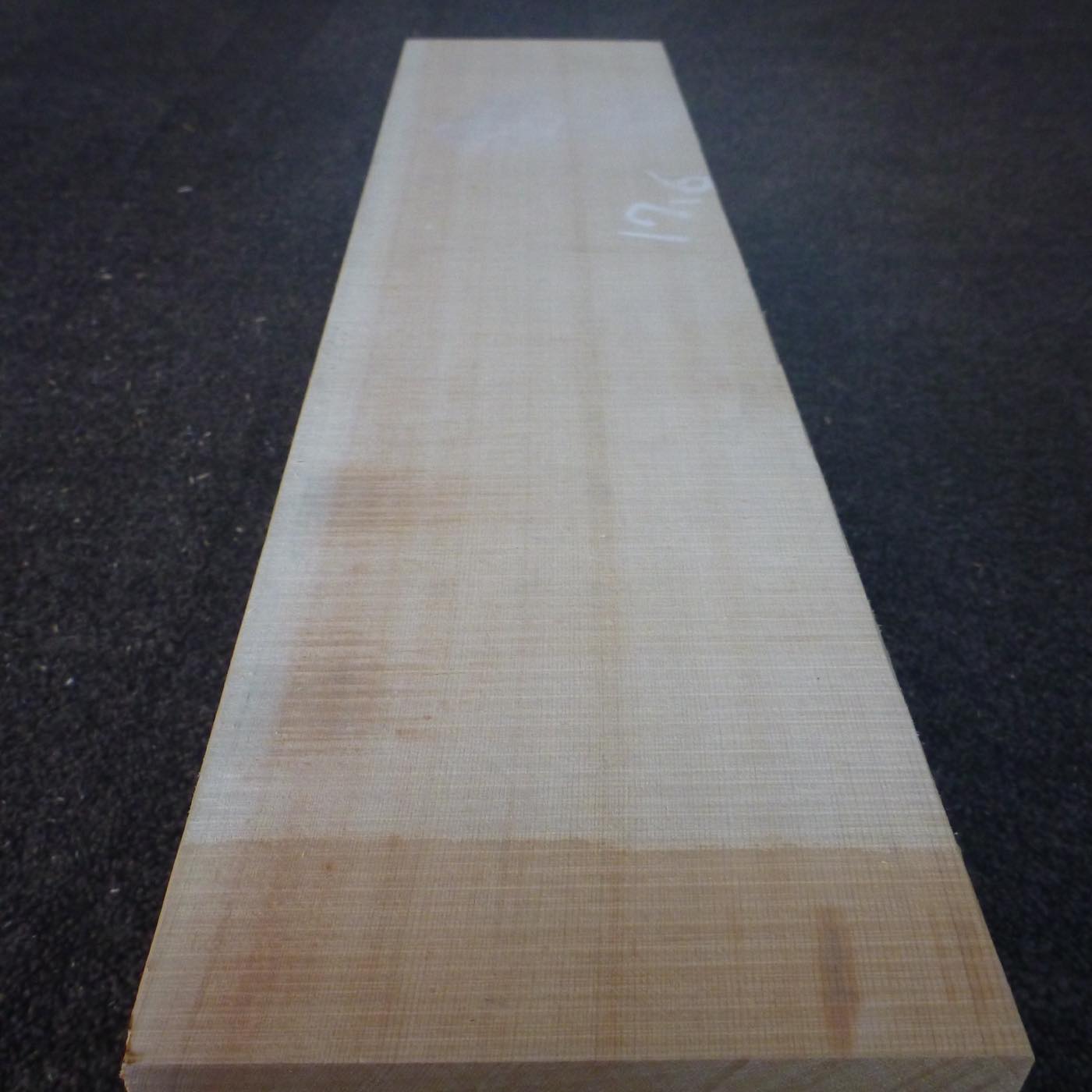 彫刻材 天然木曽檜 板目盤 ラフ材 L500×T127×W130mm 500127130 Aグレード