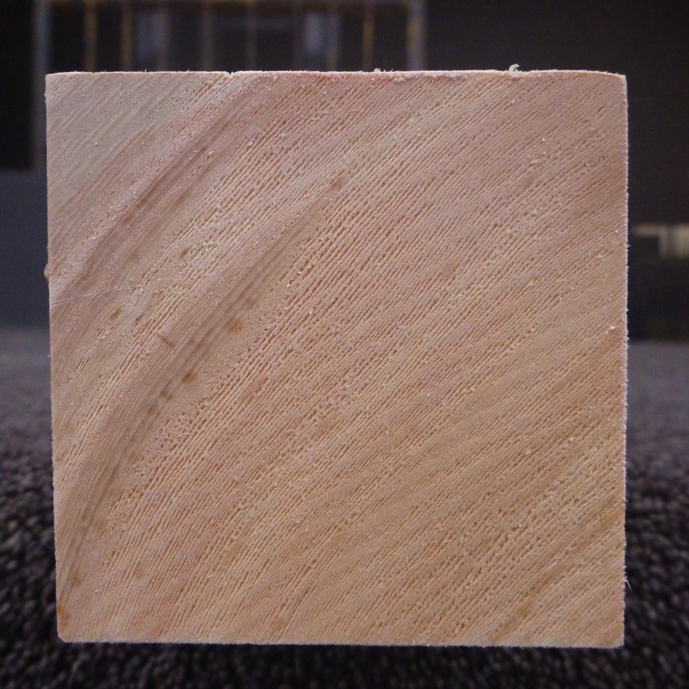 彫刻材 天然木曽檜 柾目盤 ラフ材 L300×T66×W66mm 4B066066 Bグレード 定番商品