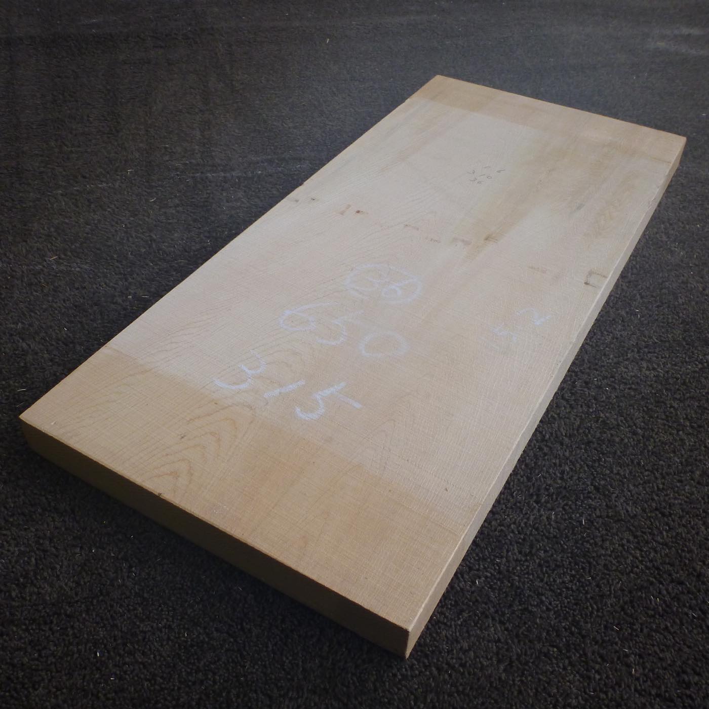 彫刻材 天然木曽檜 板目板 ラフ材 L650×T36×W315mm 65036315 Dグレード