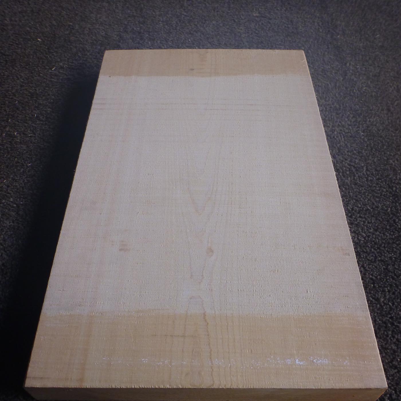 彫刻材 天然木曽檜 板目板 ラフ材 L450×T36×W285mm 45036285 Aグレード