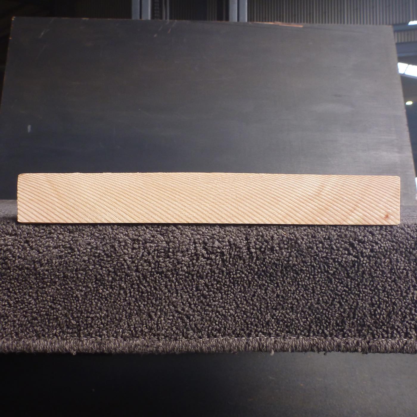 彫刻材 天然木曽檜 板目板 ラフ材 L450×T36×W285mm 45036285 Aグレード