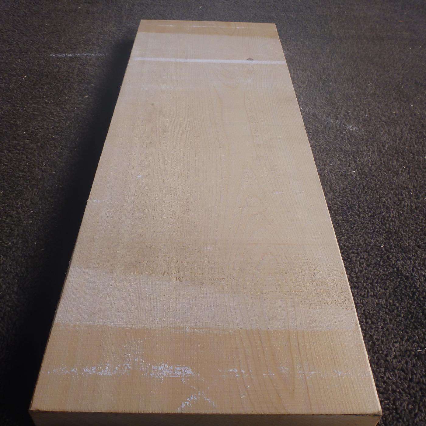 彫刻材 天然木曽檜 板目板 ラフ材 L500×T36×W245mm 50036245 Aグレード