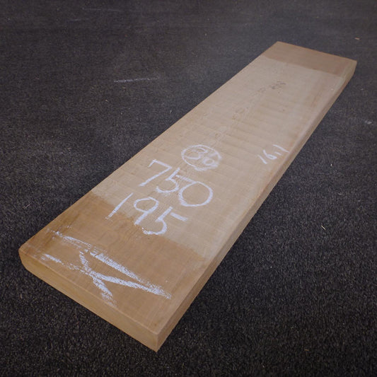 彫刻材 天然木曽檜 板目板 ラフ材 L750×T36×W195mm 75036195 Aグレード