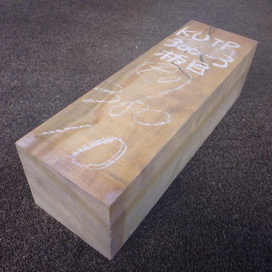 彫刻材 楠 板目 ラフ材 L300×T90×W100mm KUTP300-3  定番商品