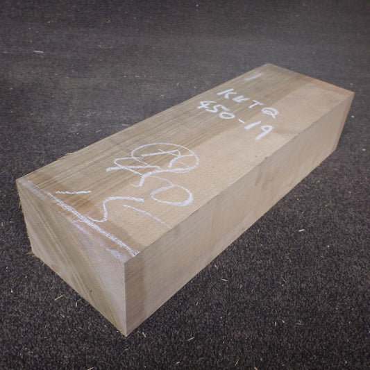 彫刻材 楠 柾目 ラフ材 L450×T95×W150mm KUTQ450-19  定番商品