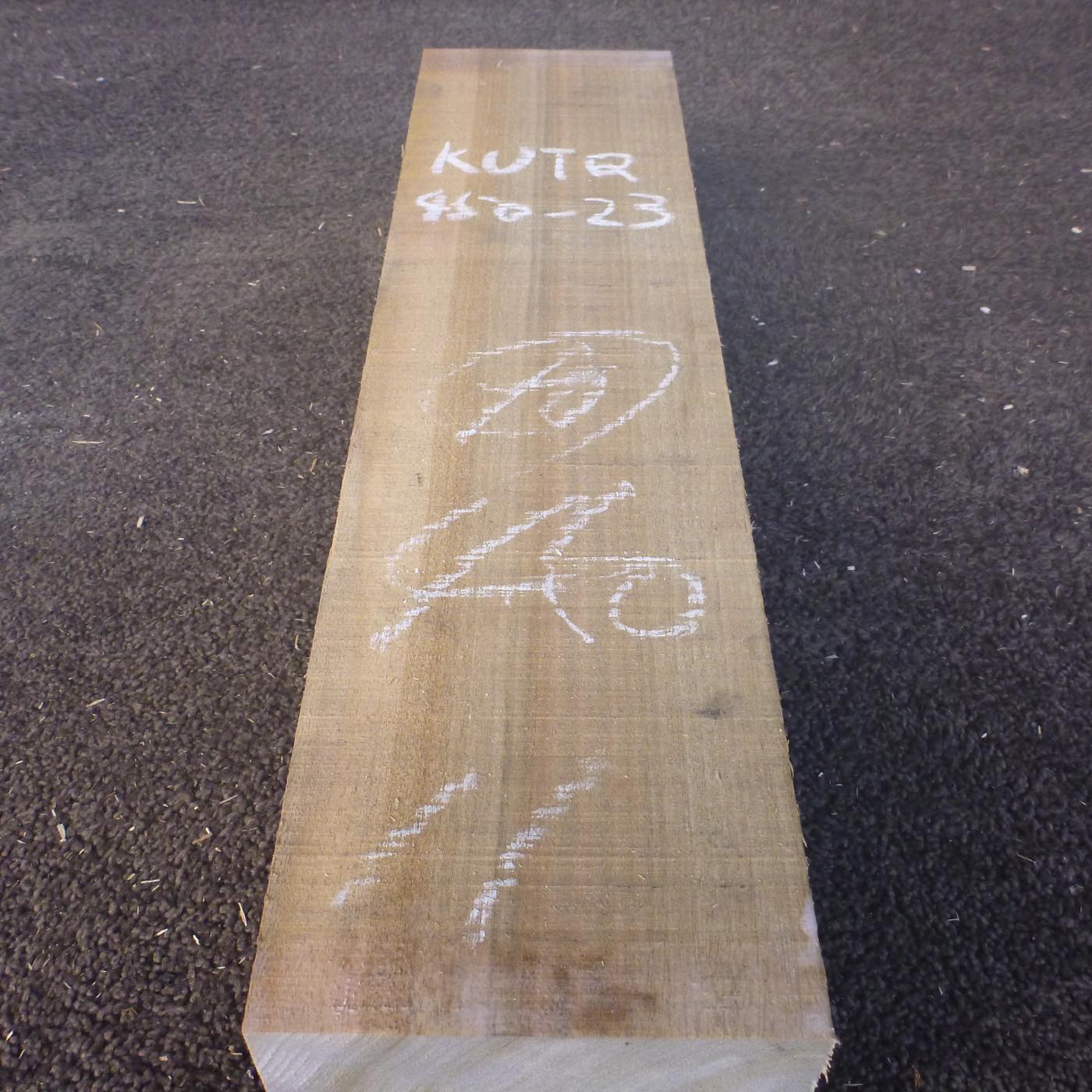 彫刻材 楠 柾目 ラフ材 L450×T90×W110mm KUTQ450-23  定番商品