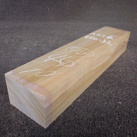 彫刻材 楠 柾目 ラフ材 L450×T70×W100mm KUTQ450-32  定番商品