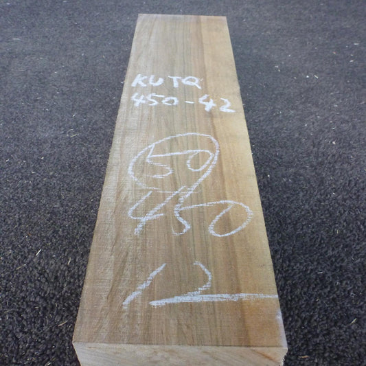 彫刻材 楠 柾目 ラフ材 L450×T50×W120mm KUTQ450-42  定番商品