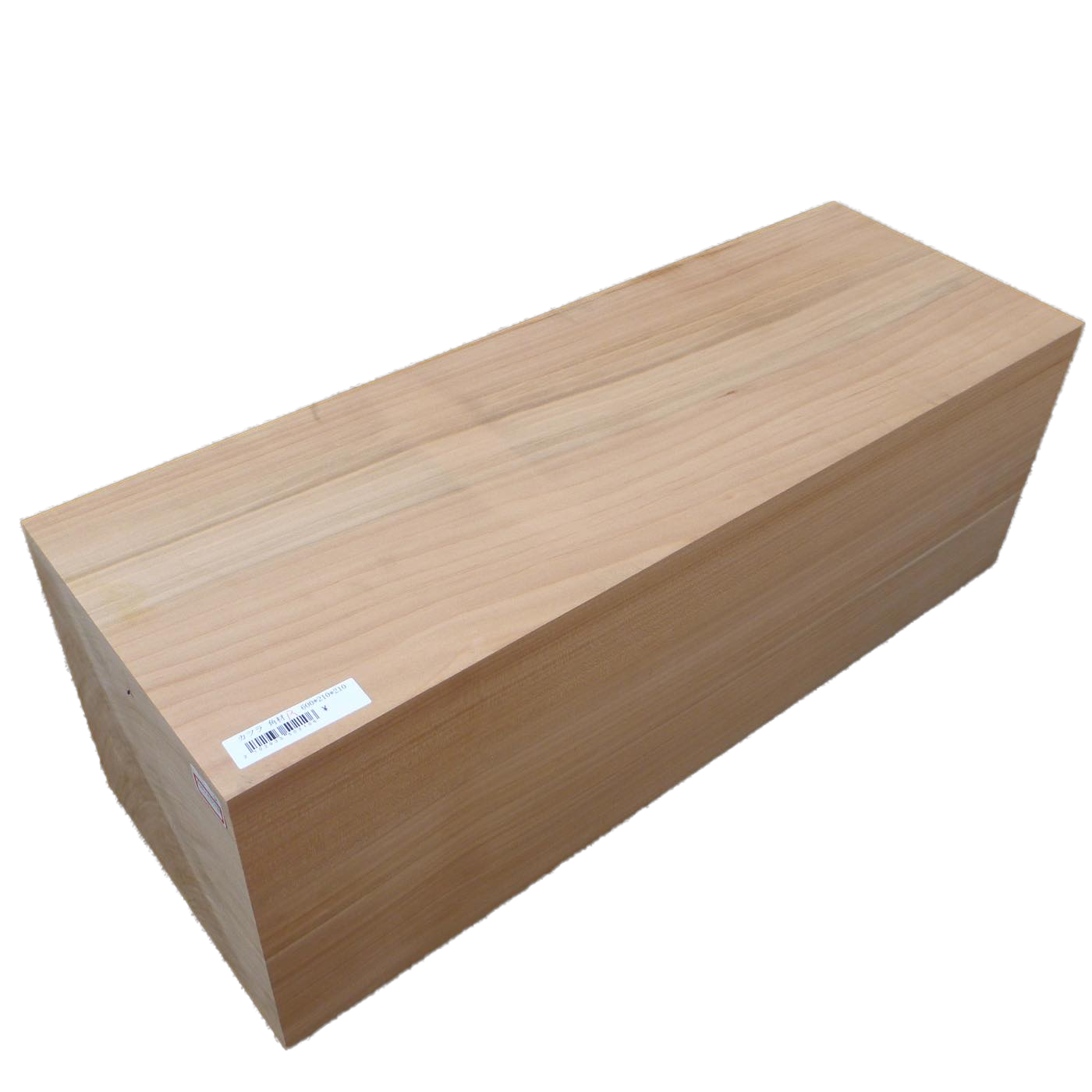 立体彫刻用材 桂 (カツラ)  600×210×210mm 293350210R 【この商品は送料無料です】
