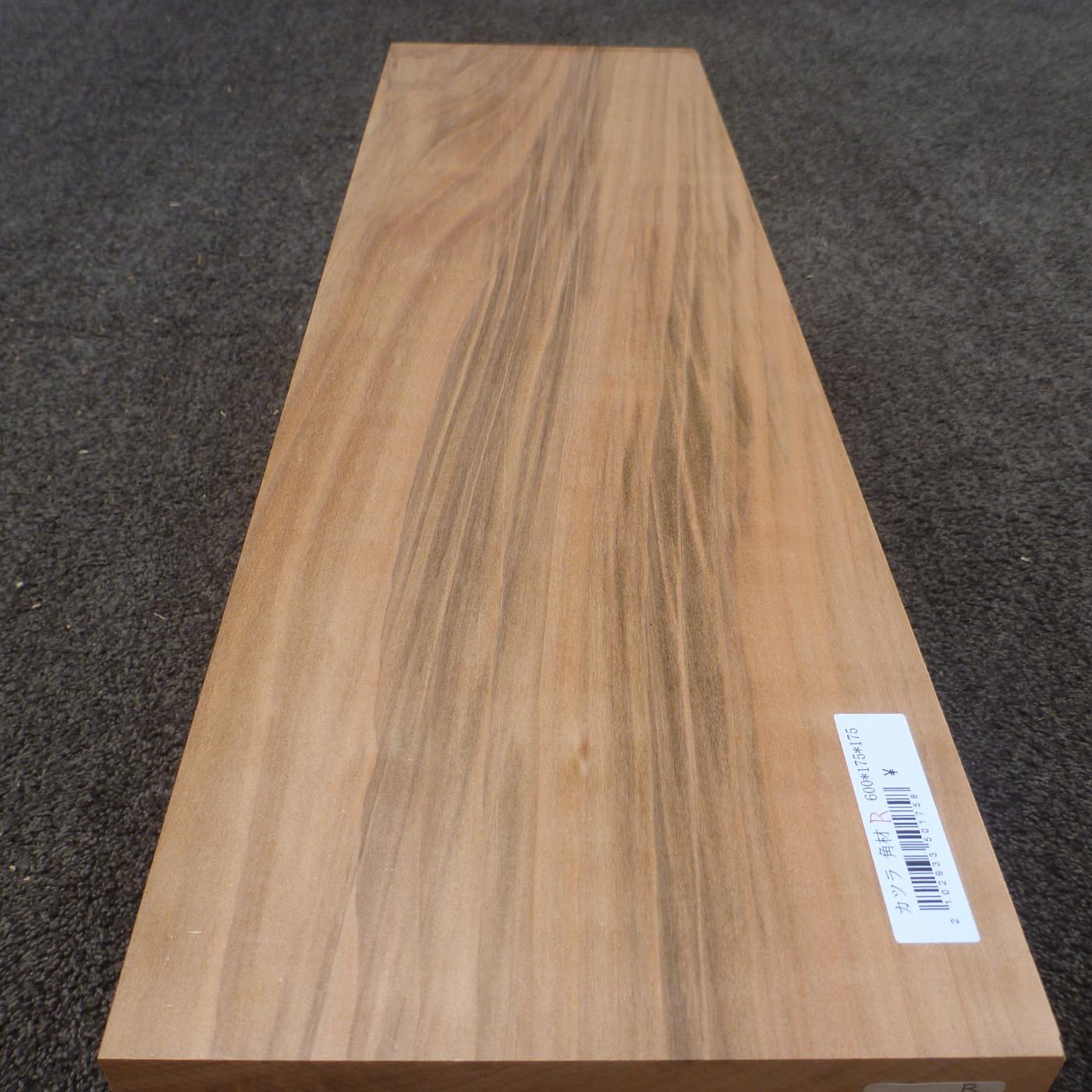 立体彫刻用材 桂 (カツラ)  600×175×175mm 293350175R【この商品は送料無料です】