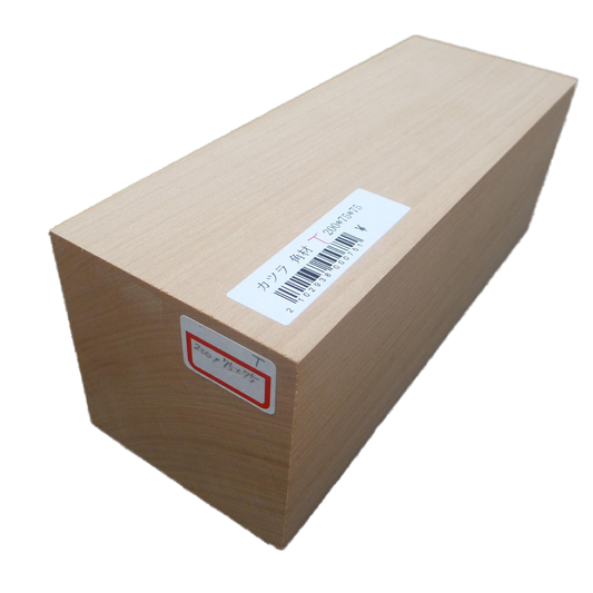 仏像用材 桂 (カツラ)  200×75×75mm 293800075T【この商品は送料無料です】