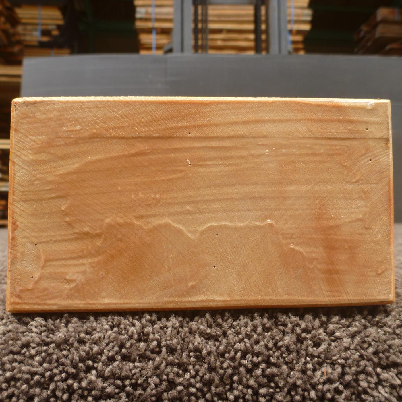 彫刻材 天然木曽檜 柾目盤 ラフ材 L1100×T80×W150mm TKFQ-3