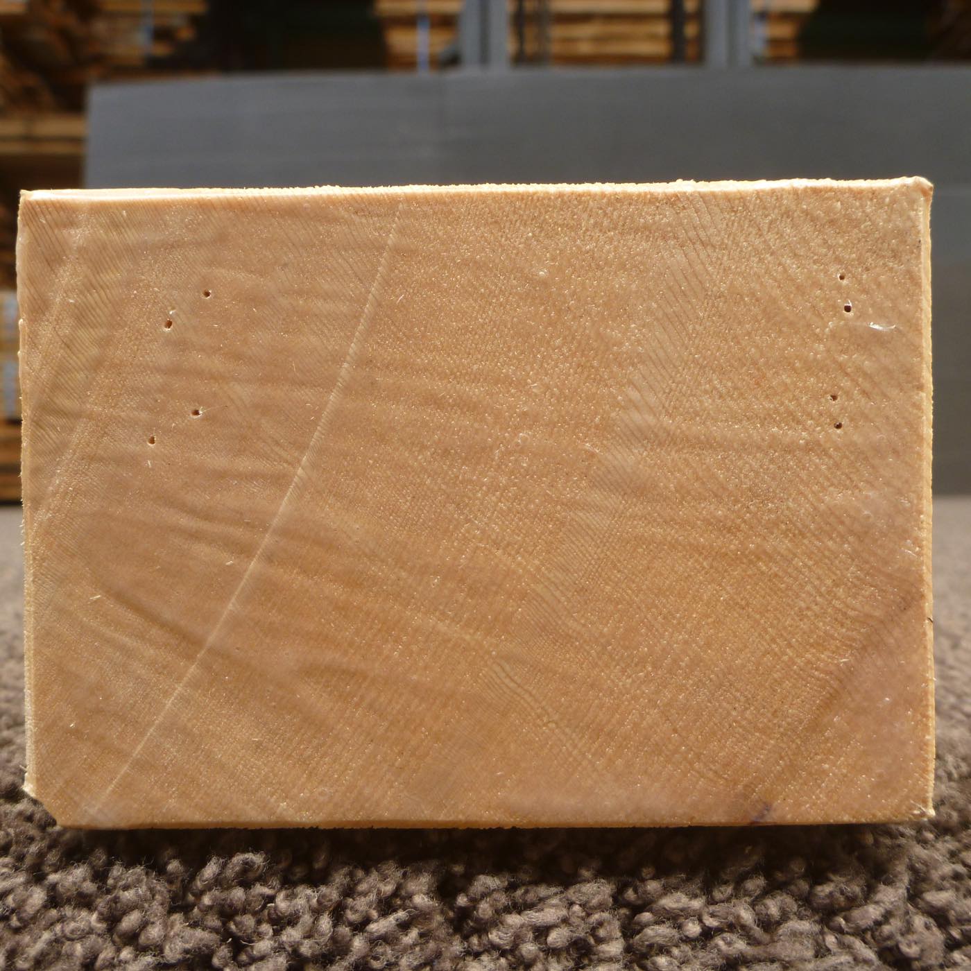彫刻材 天然木曽檜 柾目盤 ラフ材 L1000×T65×W90mm TKFQ-31