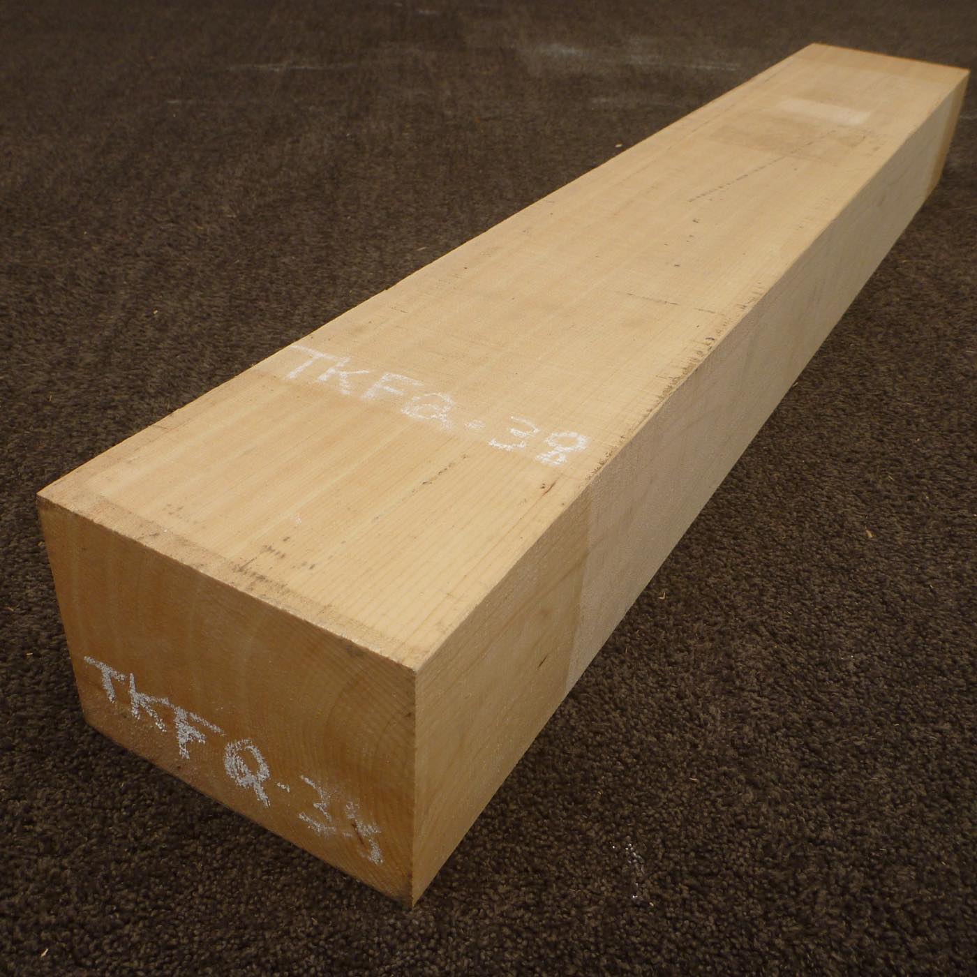 彫刻材 木曽桧 柾目盤 ラフ材 L950×T110×W150mm TKFQ-38