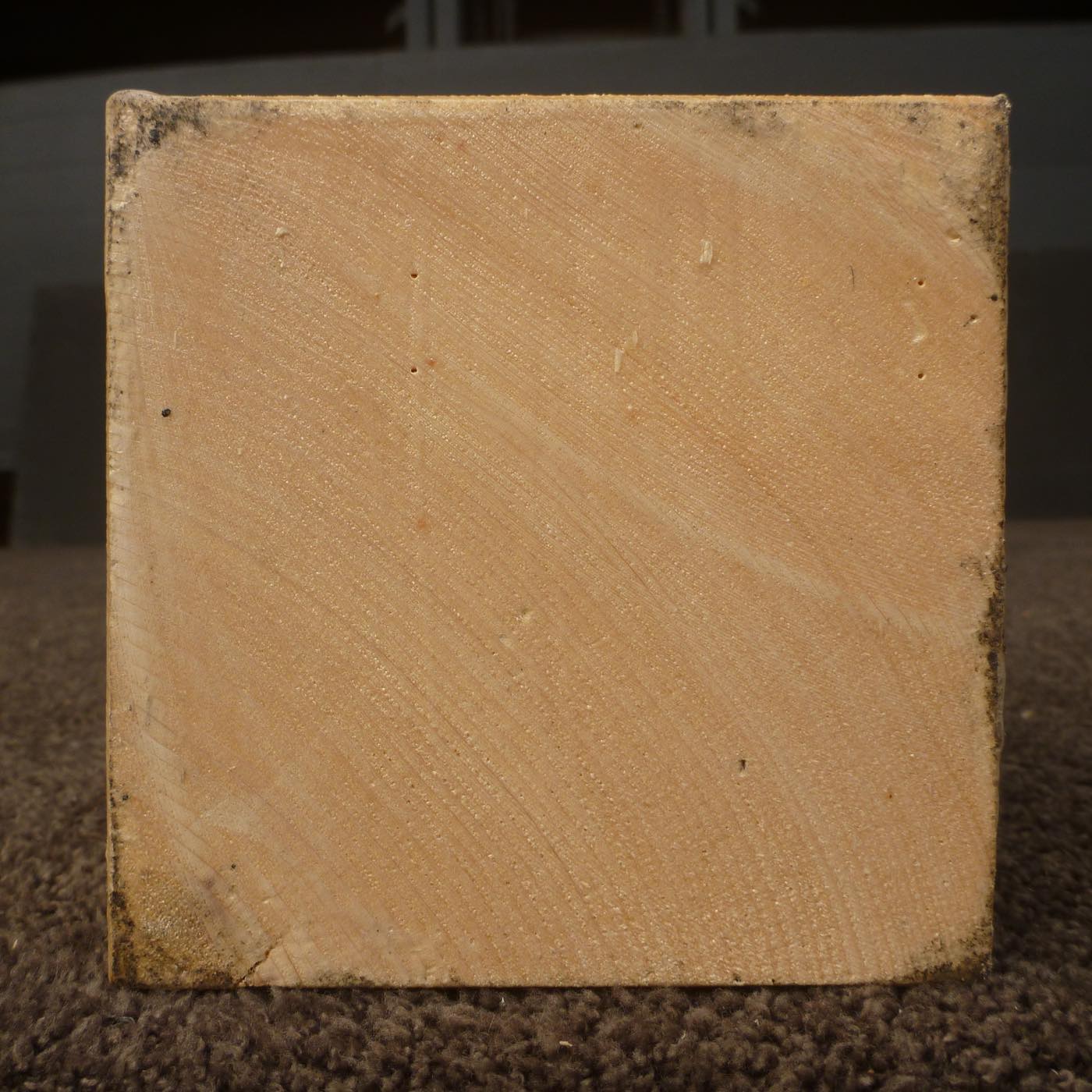 彫刻材 木曽桧 正角 ラフ材 L1000×T120×W120mm TKSQ-2