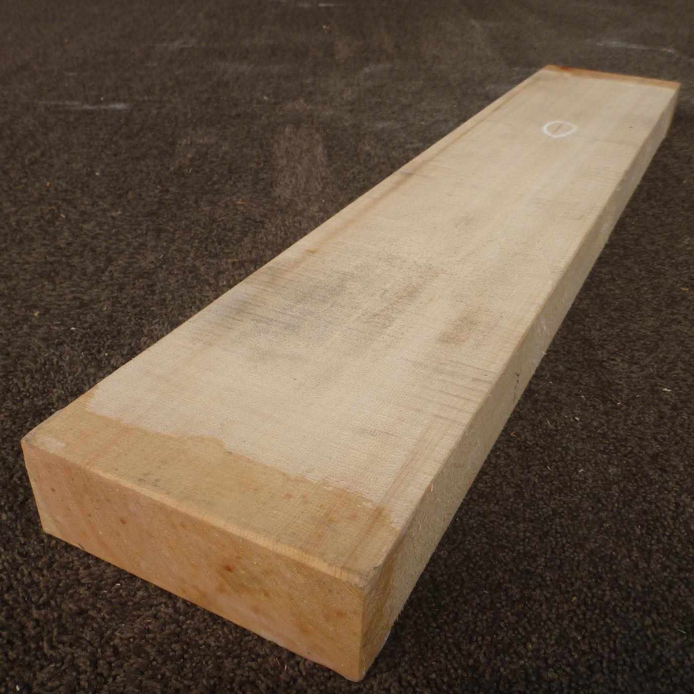 彫刻材 木曽桧 柾目板 ラフ材 L750×T45×W135mm TKIQ-6