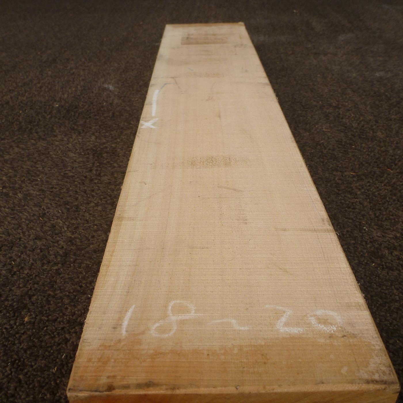 彫刻材 木曽桧 柾目板 ラフ材 L750×T45×W135mm TKIQ-6