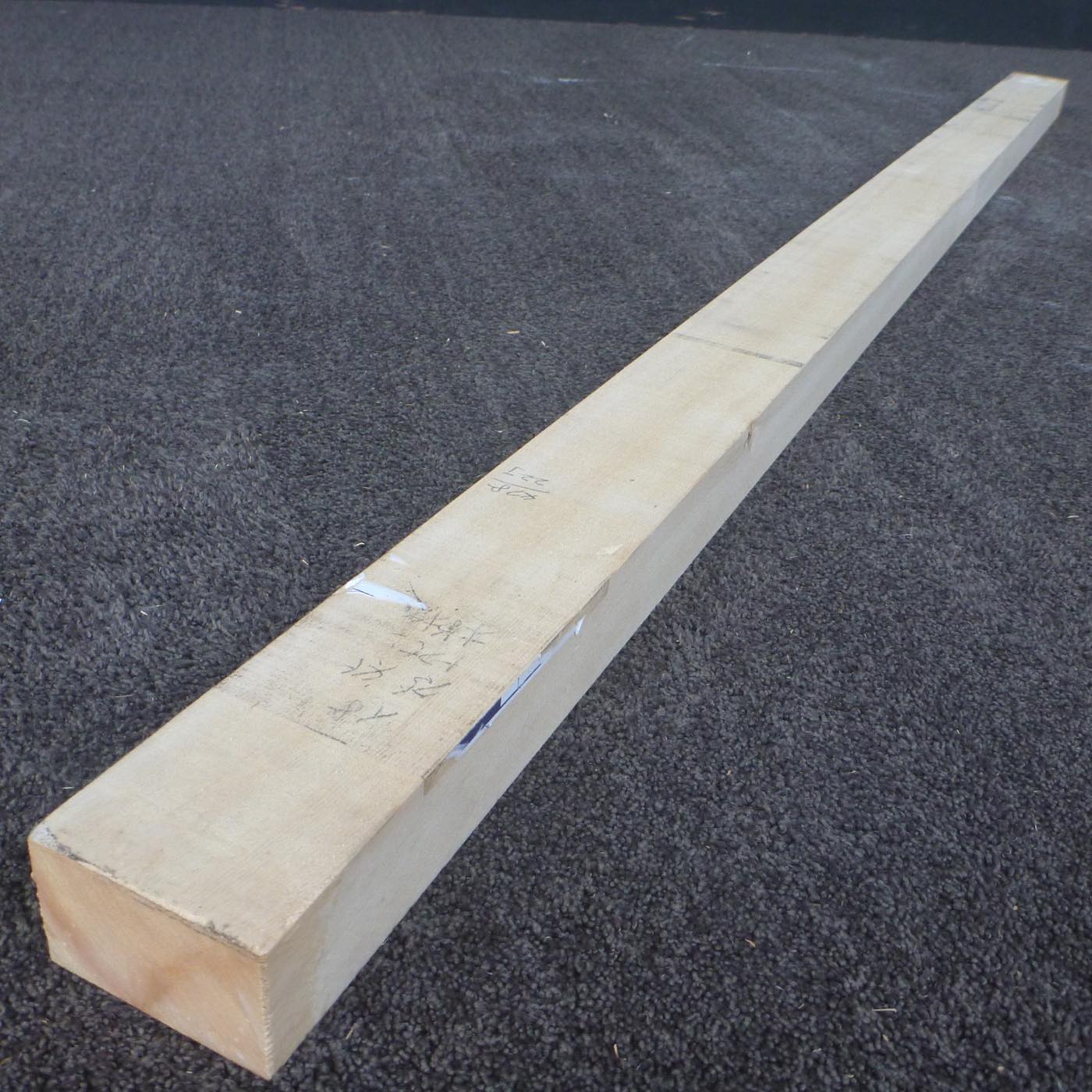 彫刻材 木曽桧 柾目板 ラフ材 L1800×T45×W70mm TKIQ-27