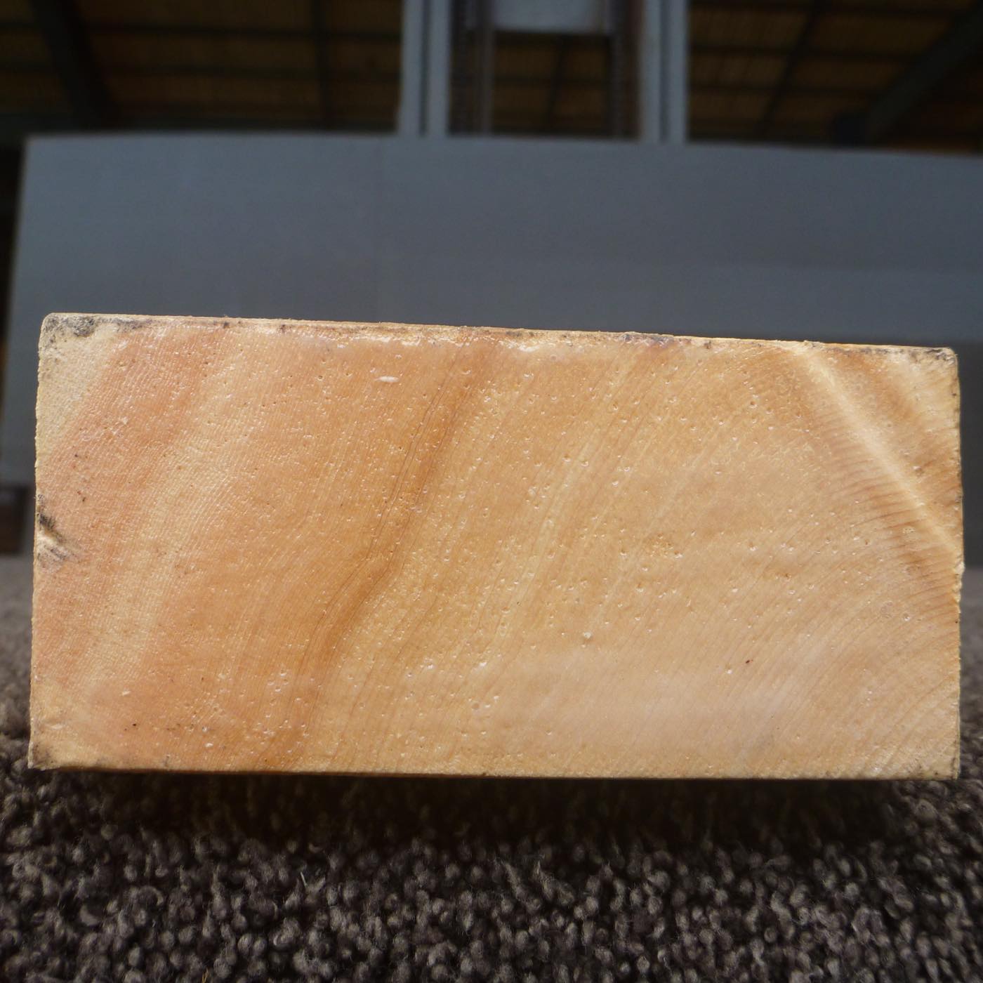 彫刻材 天然木曽檜 柾目板 ラフ材 L950×T45×W105mm TKIQ-51