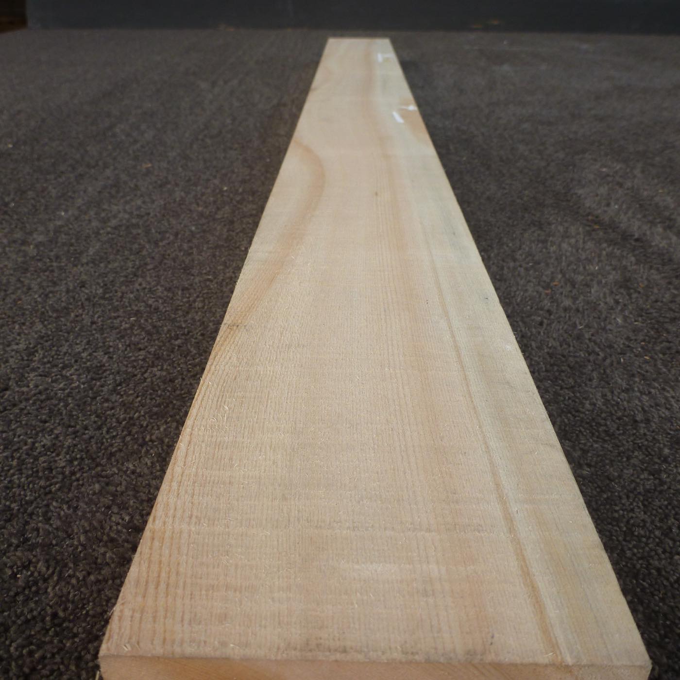 彫刻材 天然木曽檜 柾目板 ラフ材 L1450×T45×W100mm TKIQ-54
