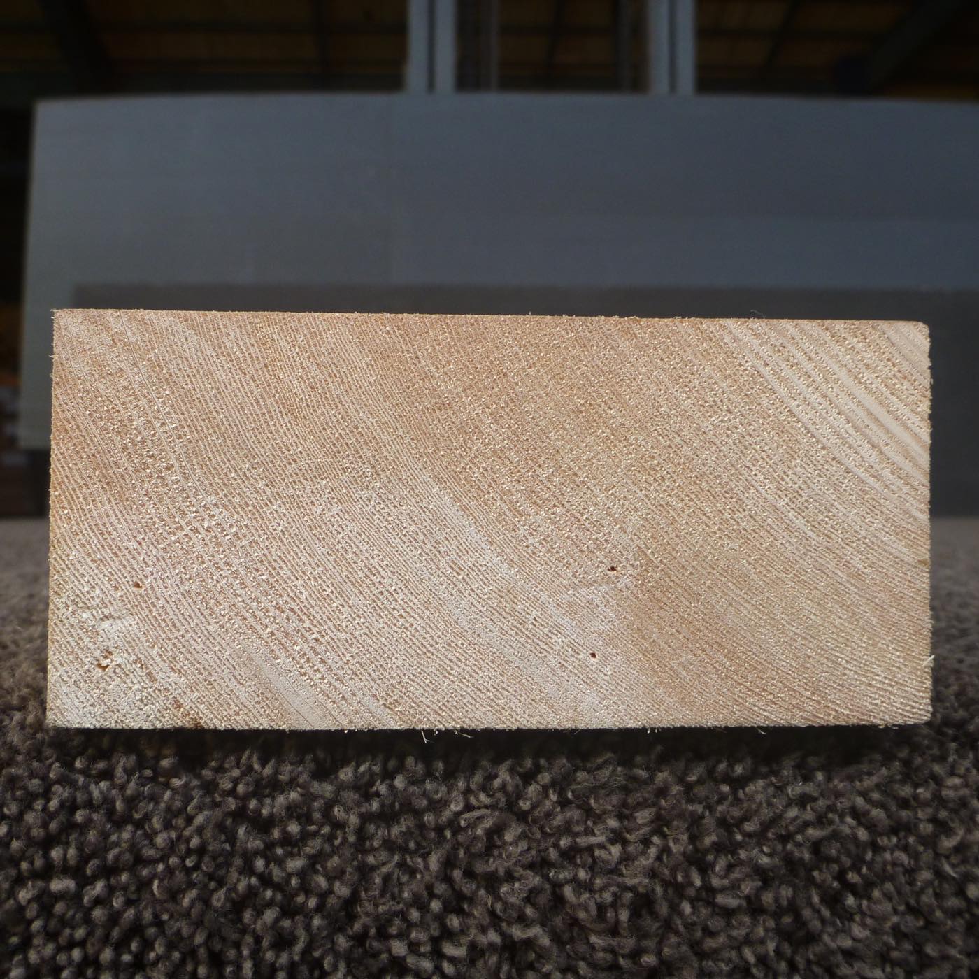 彫刻材 天然木曽檜 柾目板 ラフ材 L1450×T45×W100mm TKIQ-54