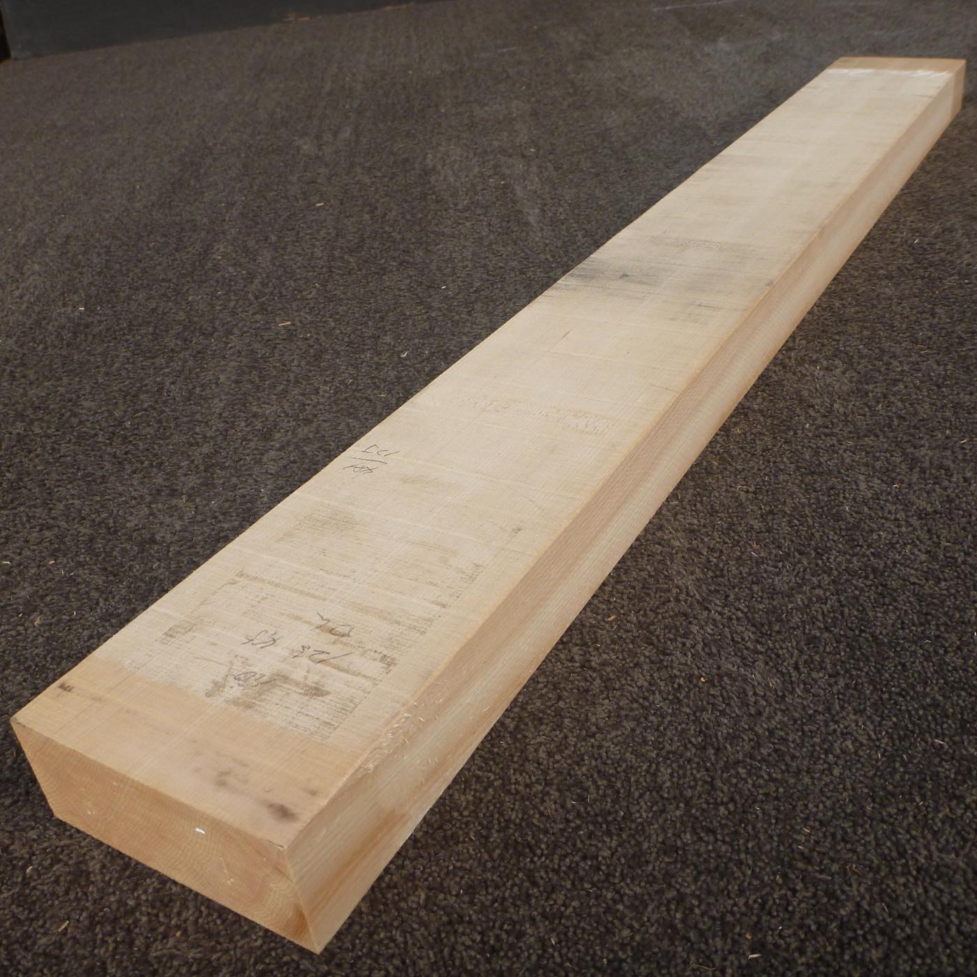 彫刻材 木曽桧 柾目板 ラフ材 L1050×T45×W125mm TKIQ-61