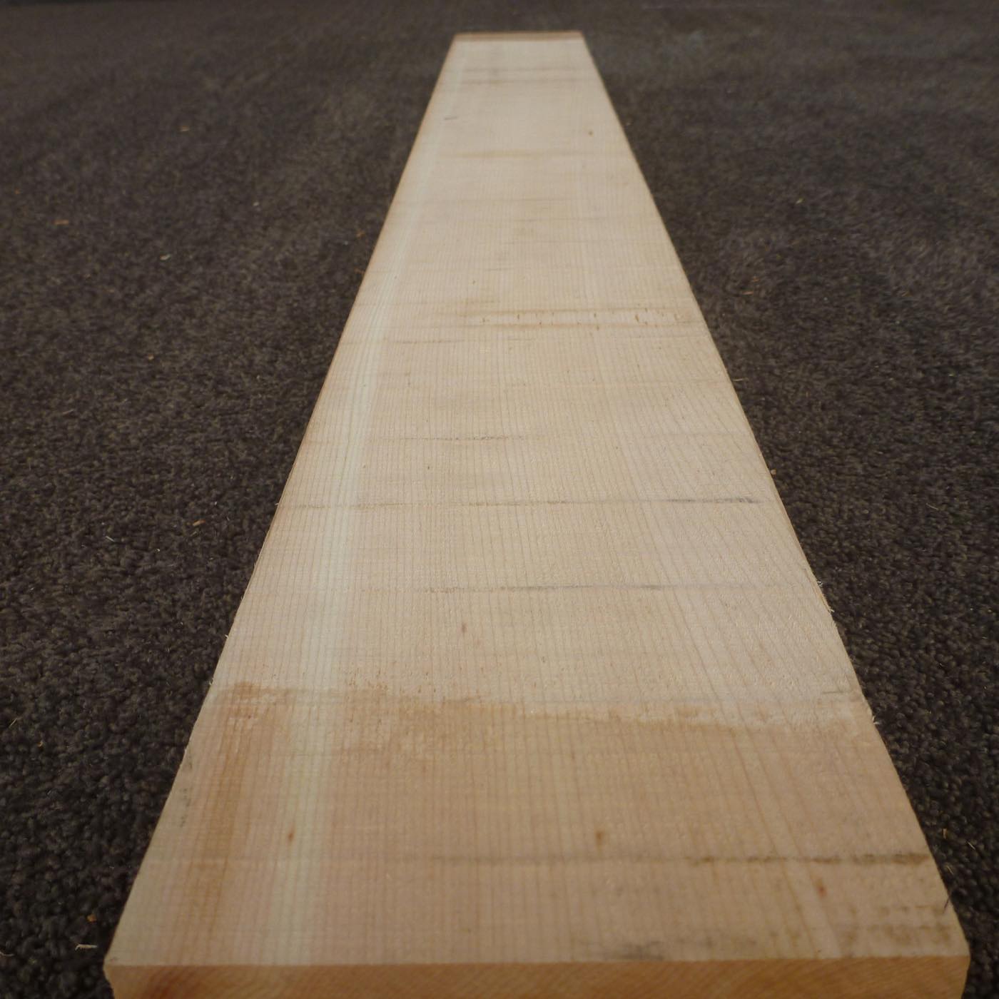 彫刻材 天然木曽檜 柾目板 ラフ材 L1050×T45×W125mm TKIQ-61