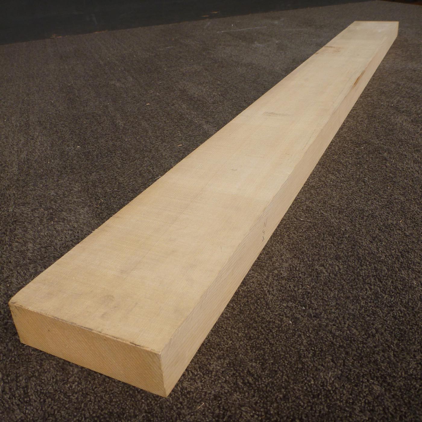 彫刻材 木曽桧 柾目板 ラフ材 L1650×T45×W155mm TKIQ-63