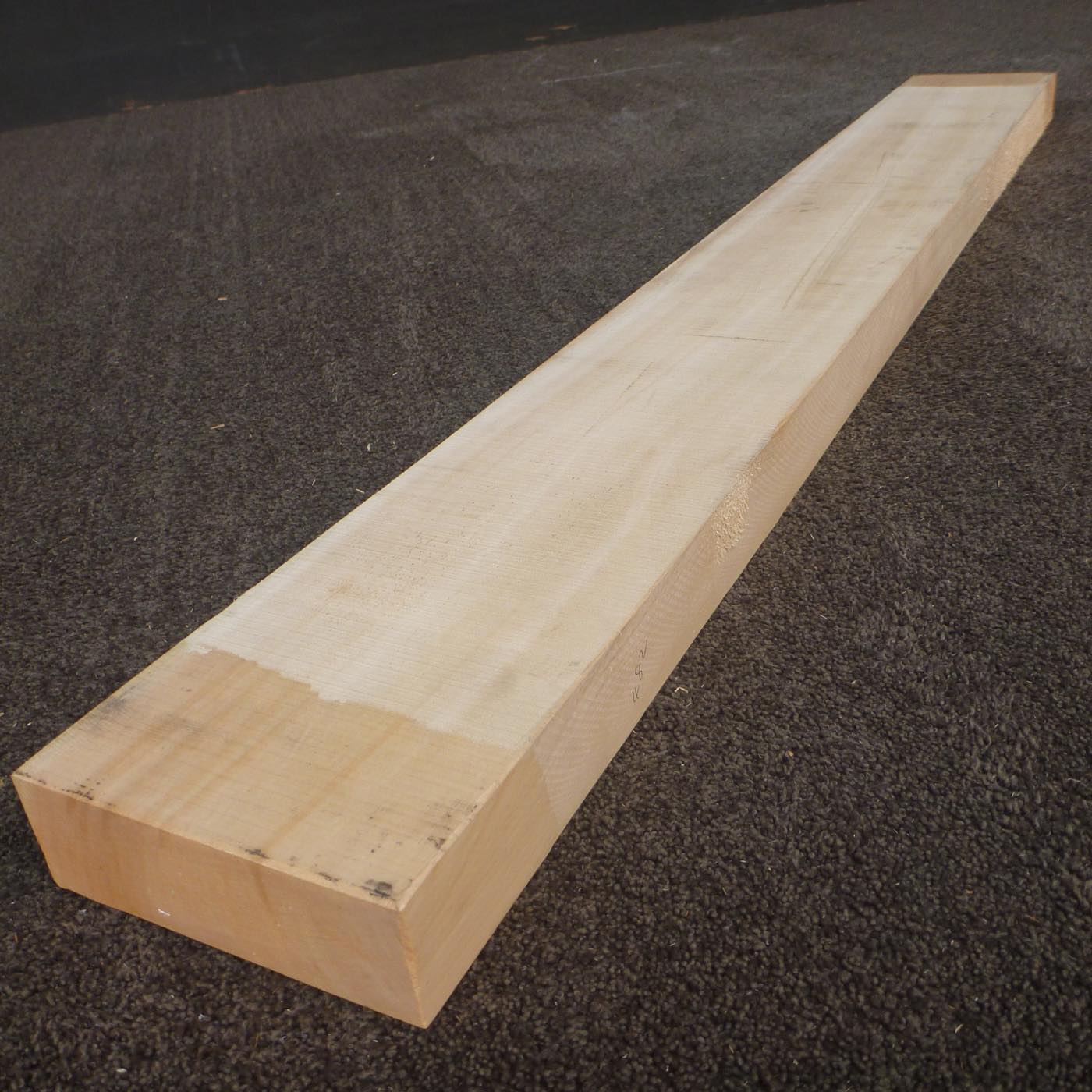 彫刻材 木曽桧 柾目板 ラフ材 L1250×T45×W150mm TKIQ-66