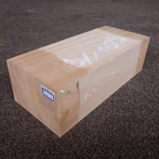 彫刻材 天然桧 柾目盤 ラフ材 L250×T85×W120mm TH5C085120 Cグレード 定番商品