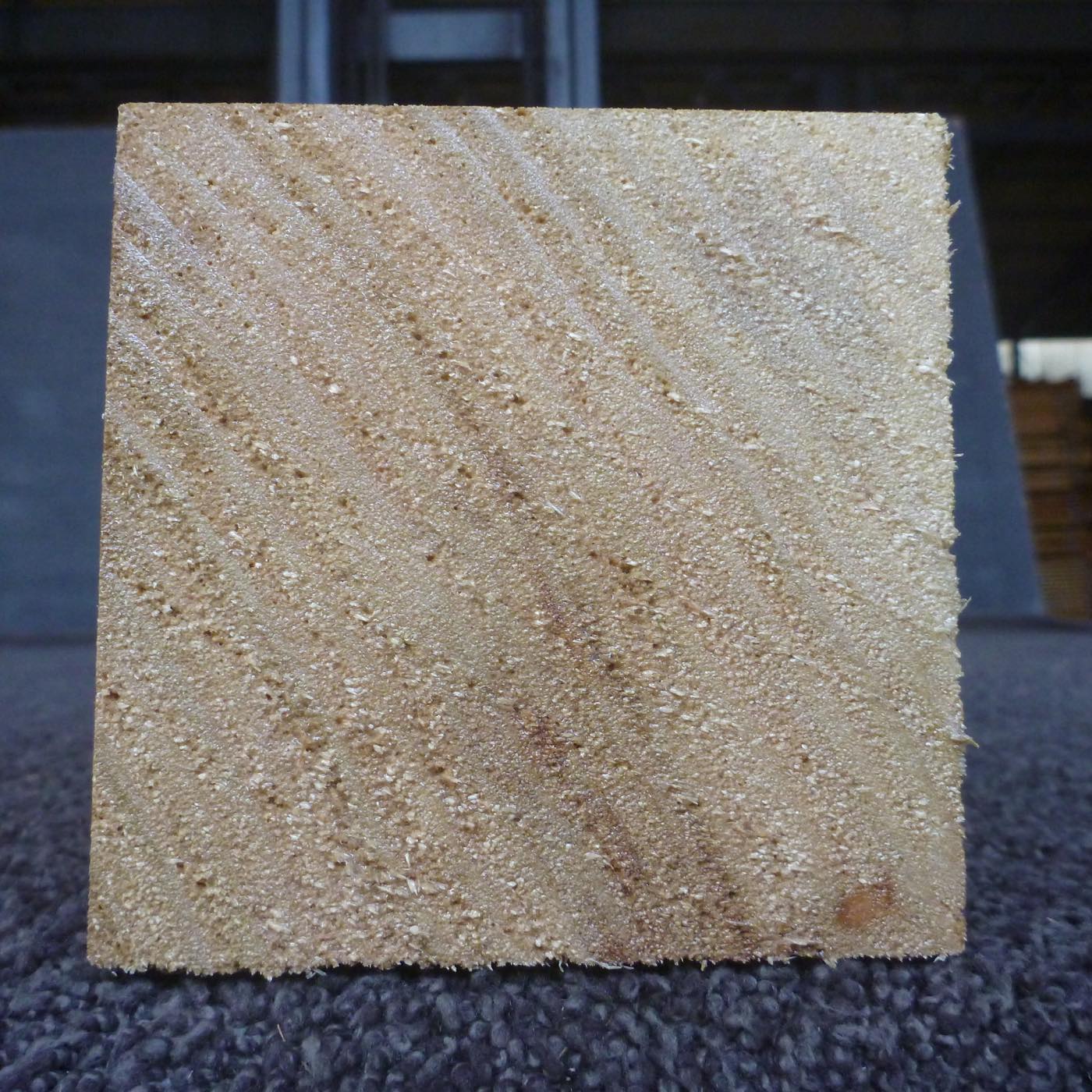 彫刻材 楠 柾目 ラフ材 L450×T90×W90mm KUTQ450-4  定番商品