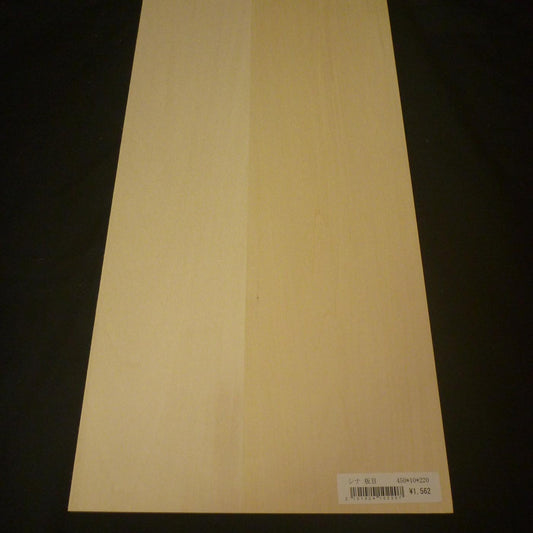 レリーフ用 シナ薄板 板目 二枚はぎ L450×T10×W220mm 142410220-5