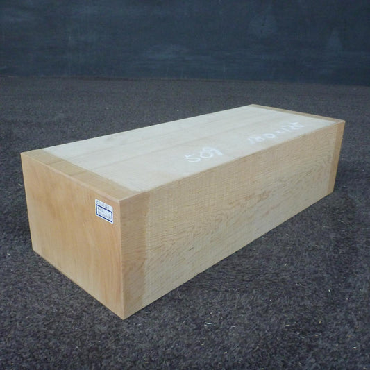 彫刻材 天然木曽檜 柾目盤 ラフ材 L450×T128×W183mm 3B128183 Bグレード 定番商品