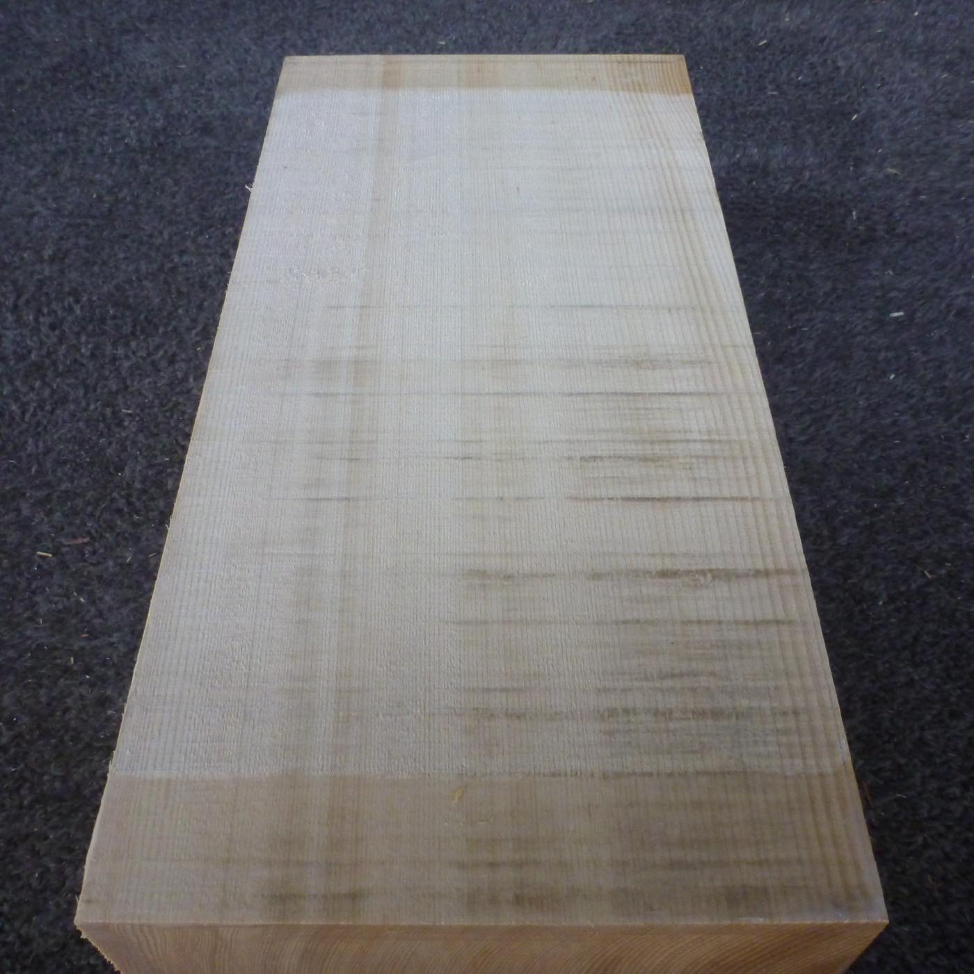 彫刻材 天然木曽檜 柾目盤 ラフ材 L300×T130×W155mm 4B130155 Bグレード 定番商品
