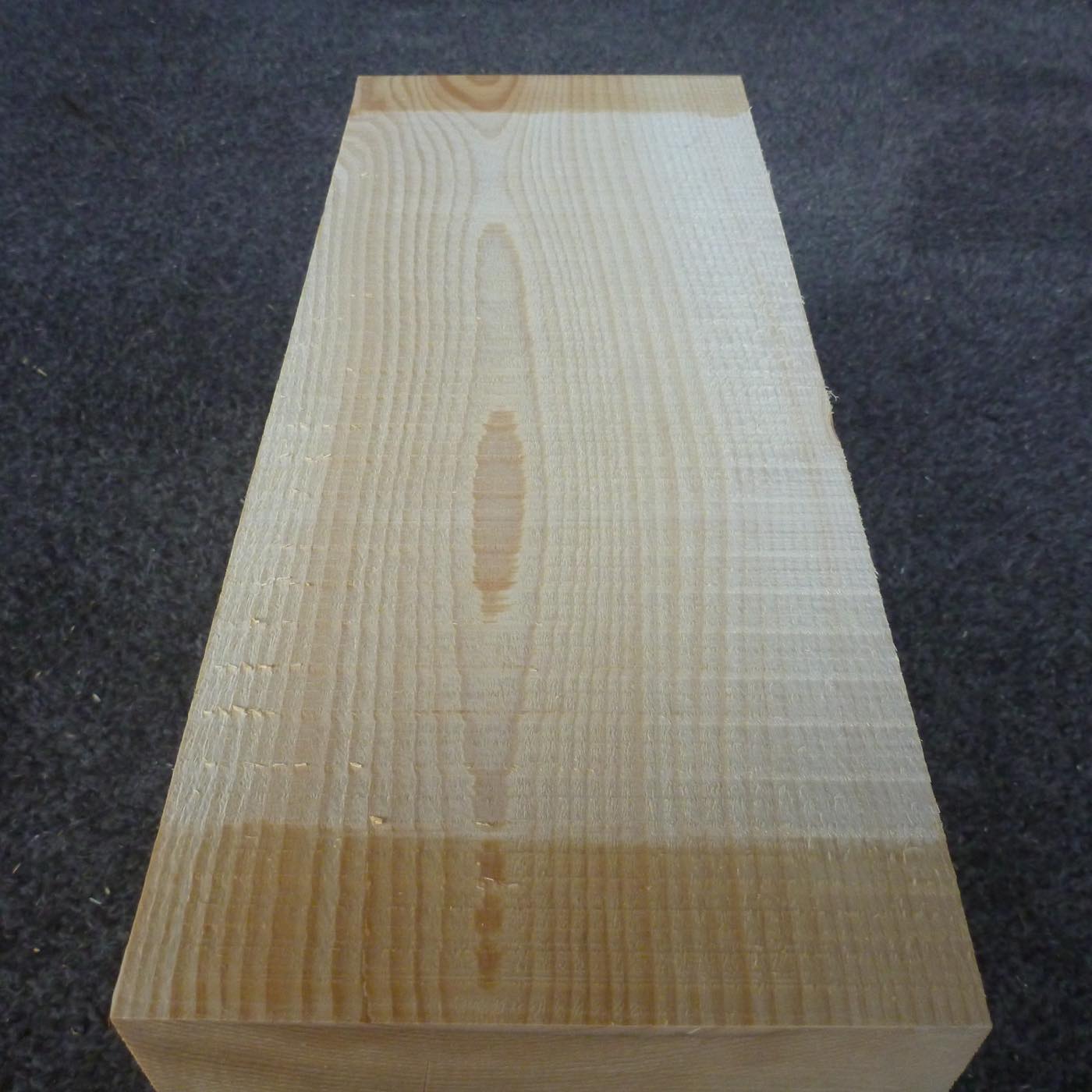 彫刻材 天然木曽檜 柾目盤 ラフ材 L300×T130×W155mm 4B130155 Bグレード 定番商品