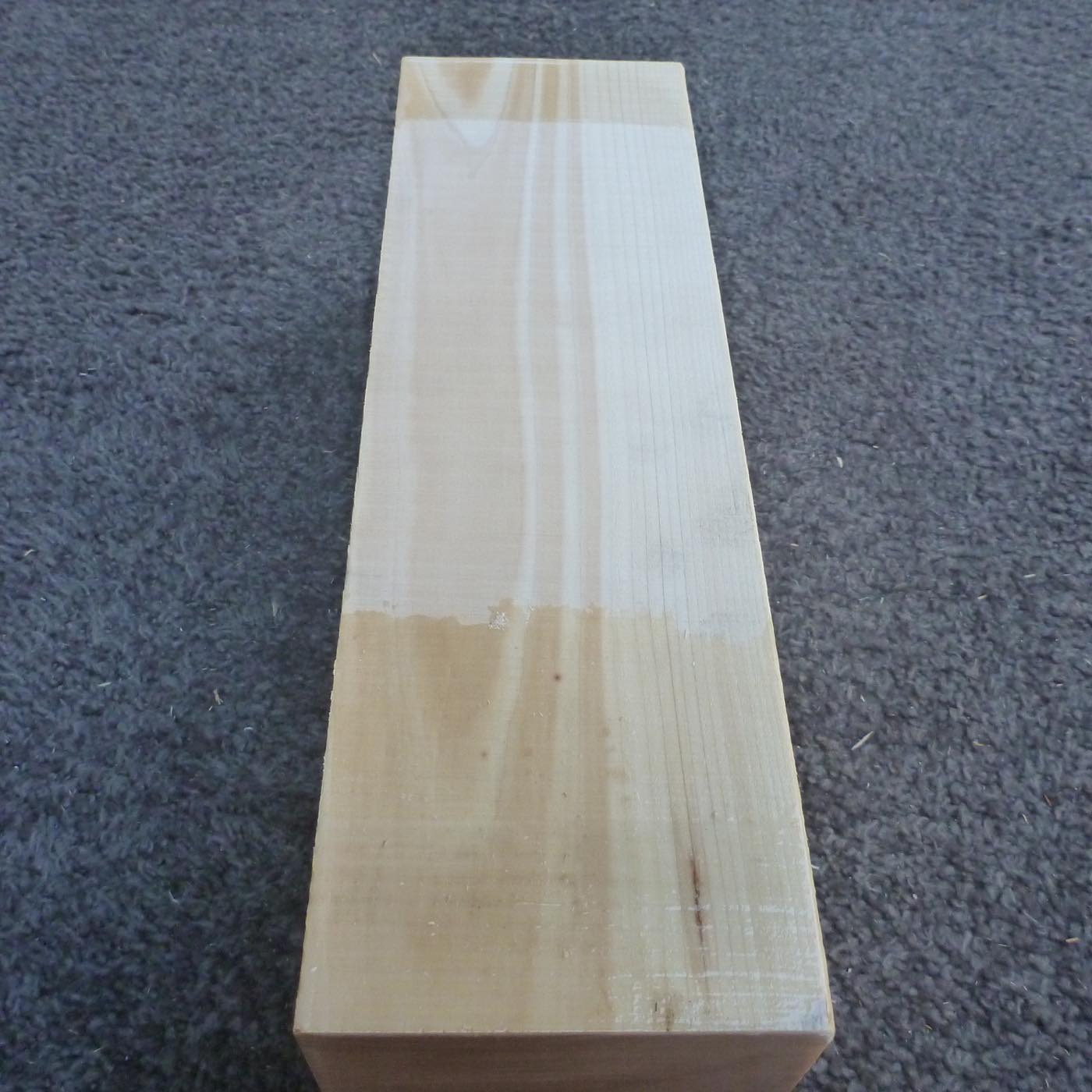 彫刻材 天然木曽檜 柾目盤 ラフ材 L250×T80×W80mm 5B080080 Bグレード 定番商品