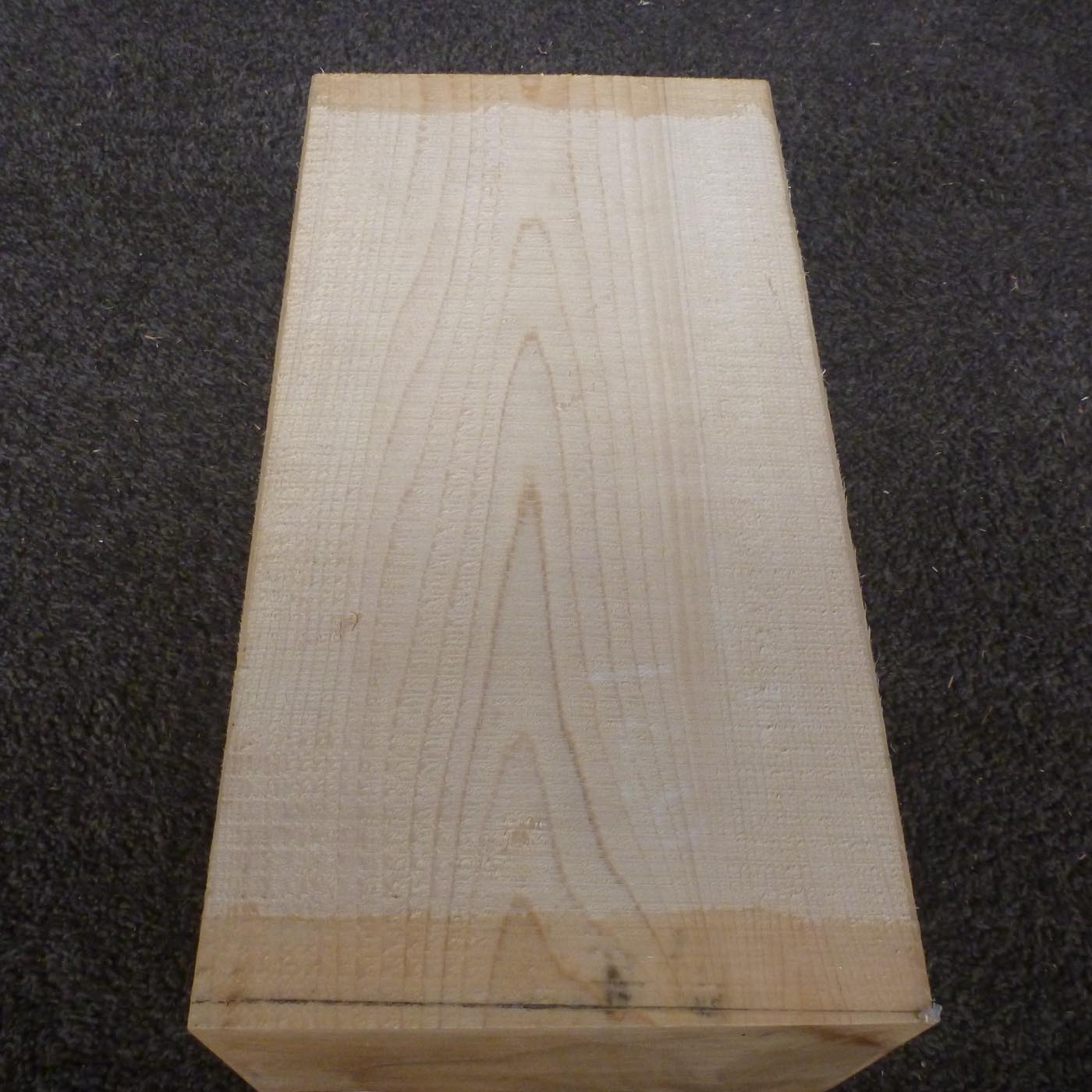 彫刻材 天然木曽檜 板目盤 ラフ材 L300×T112×W155mm 4B112155 Bグレード 定番商品