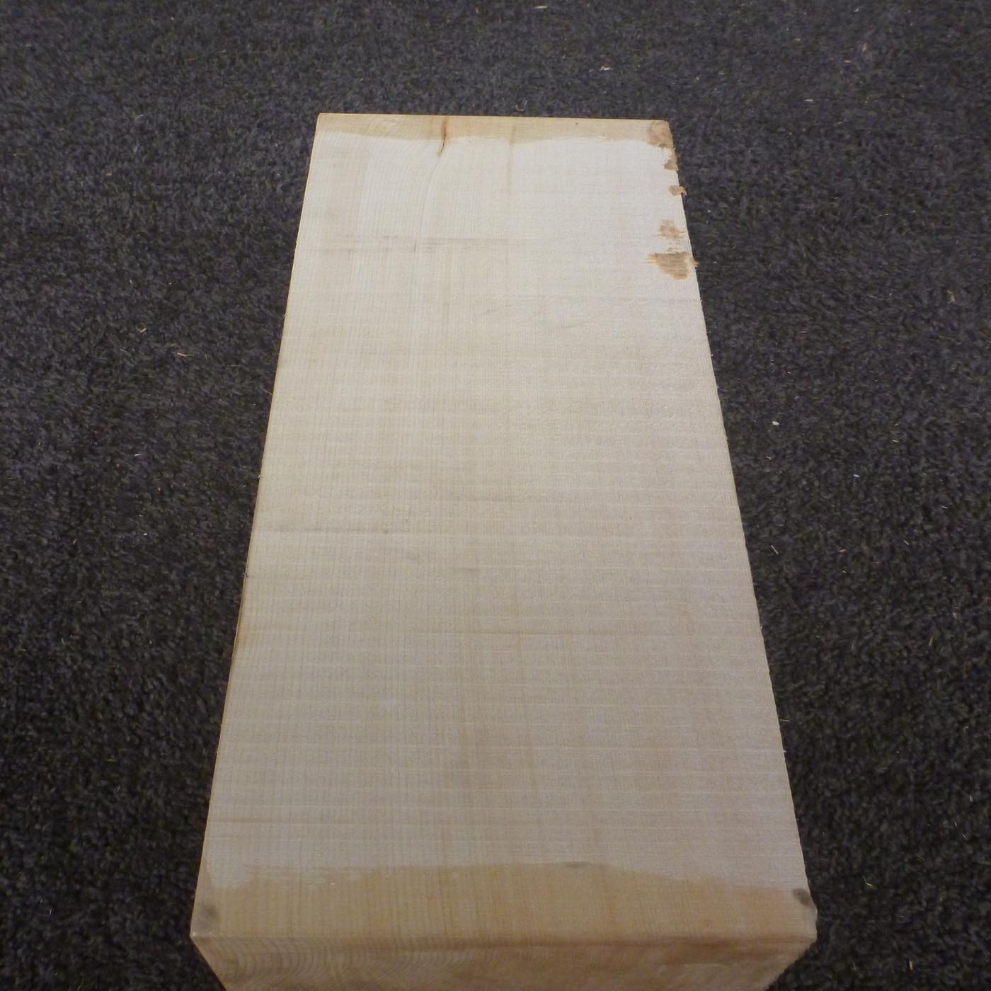 彫刻材 天然木曽檜 柾目盤 ラフ材 L300×T116×W134mm 4B116134 Bグレード 定番商品
