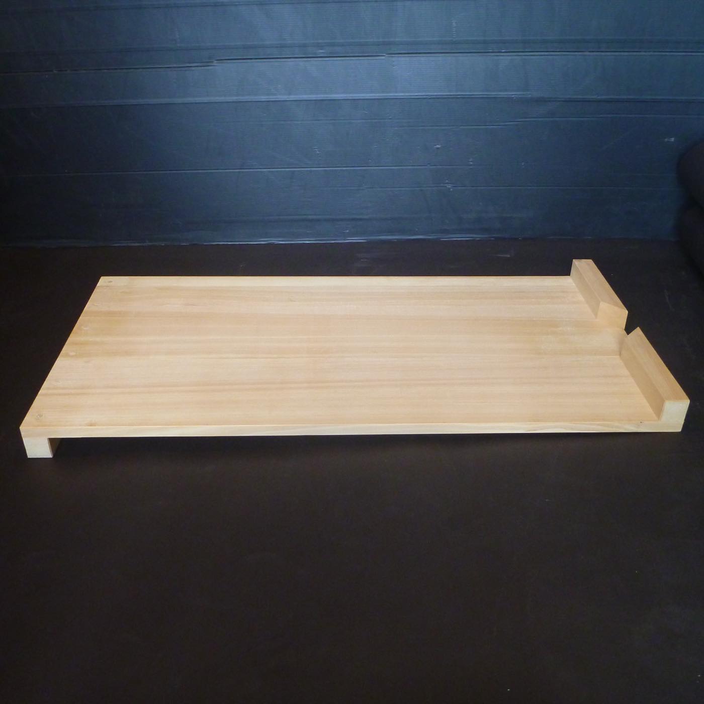 彫刻用作業台 大 桧製 800×400×15mm 留め板30×30mm sagyoudai-dai