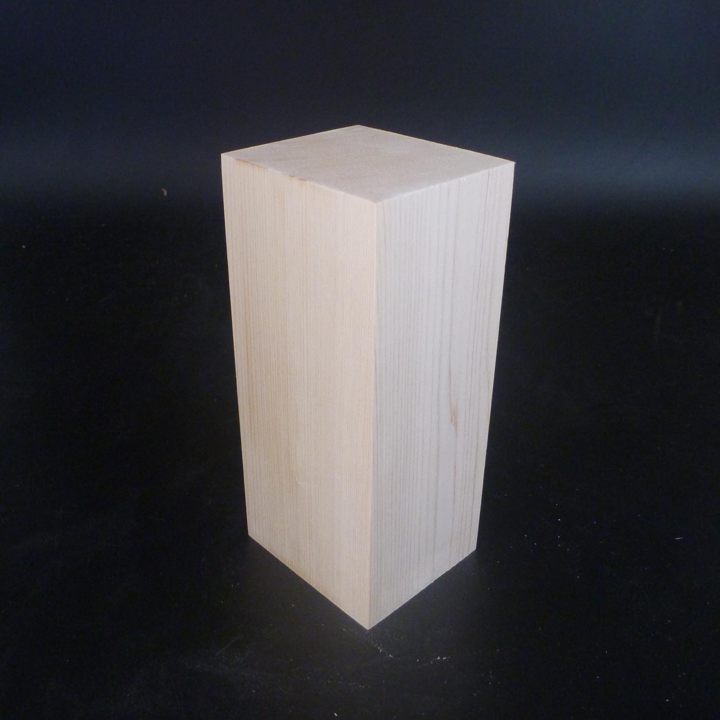 らくらく地蔵用 角材 天然木曽檜 入門用 教材品 kbc035 150×68×58mm