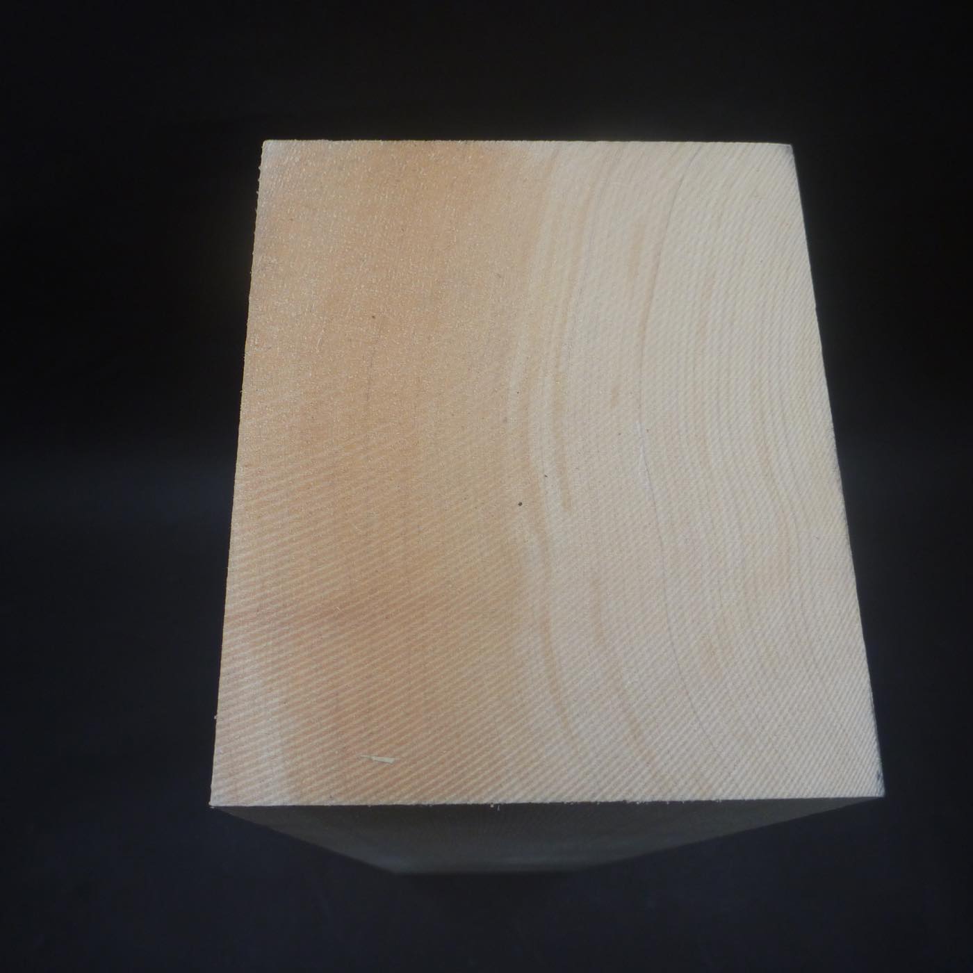 彫刻材 天然木曽檜 板目盤 H470×W100×L120mm 470100120