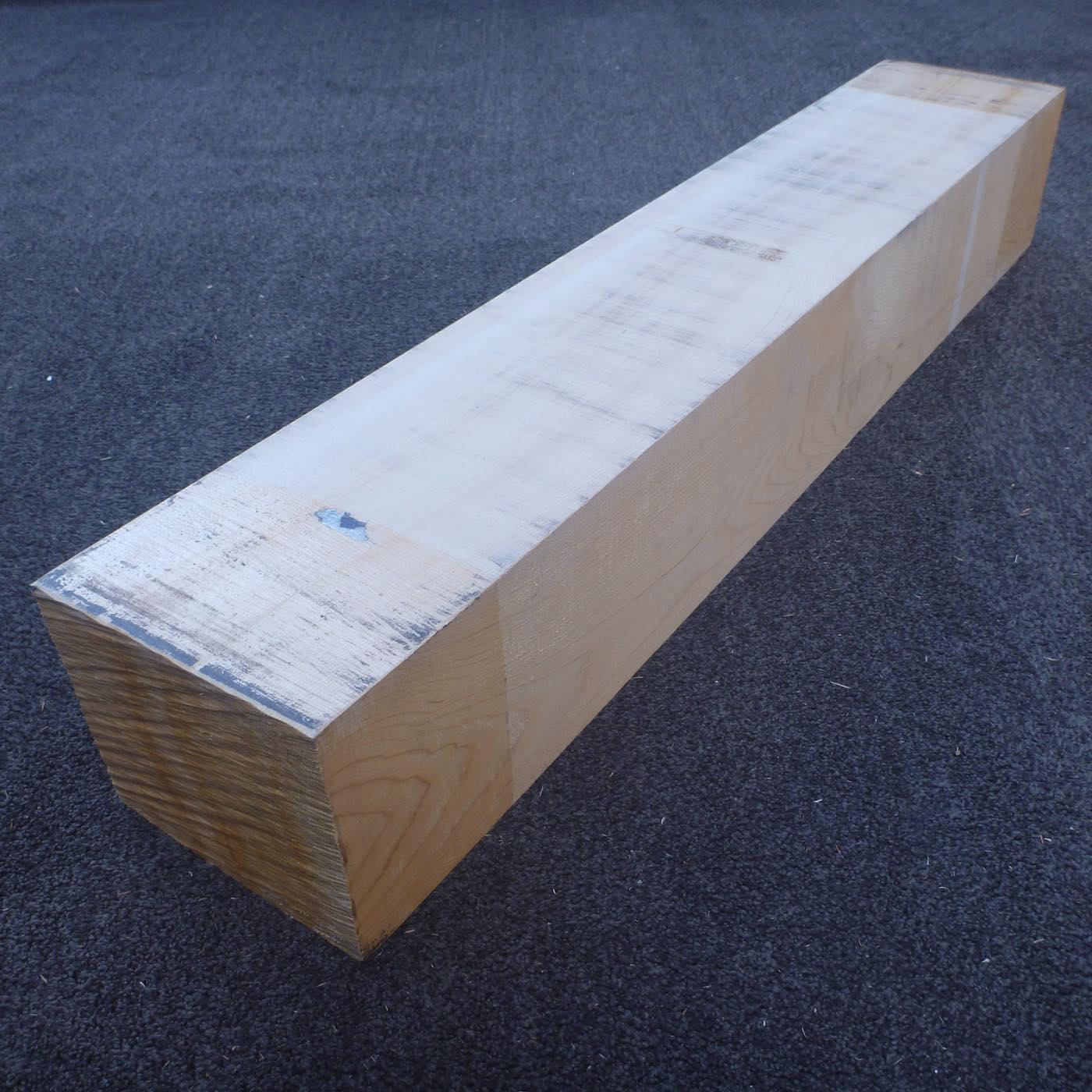 彫刻材 天然木曽檜 柾目盤 ラフ材 L1000×T160×W180mm TKFQ-1