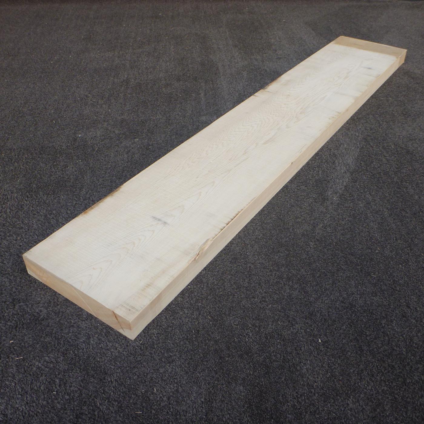 彫刻材 天然木曽檜 板目板 ラフ材 L1400×T45×W250mm TKBP-1