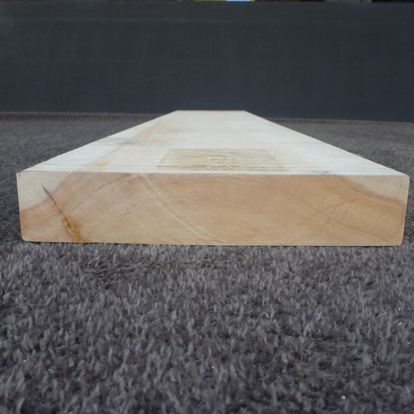彫刻材 天然木曽檜 板目板 ラフ材 L1400×T45×W250mm TKBP-1